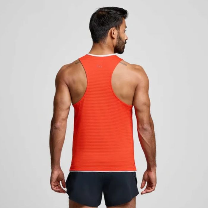 Saucony Herre Singletter Kinvara Tank Rød