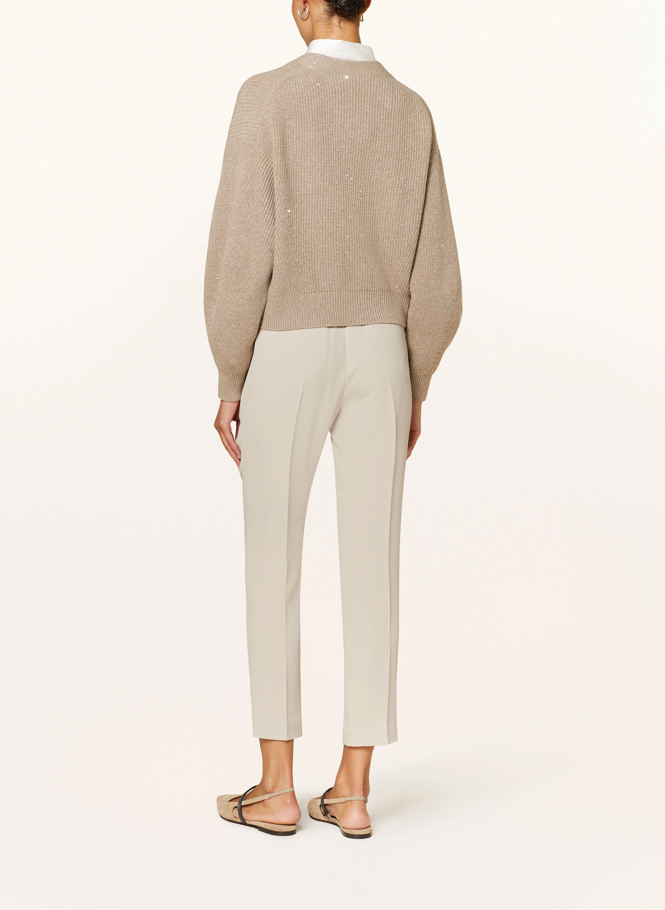 BRUNELLO CUCINELLI 7/8-Hose mit Seide