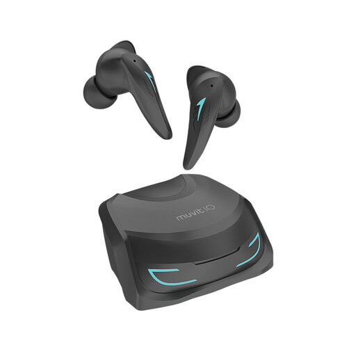 Fones de ouvido Muvit Io Smart True Wireless Gaming com cancelamento de ruído ENC/ANC