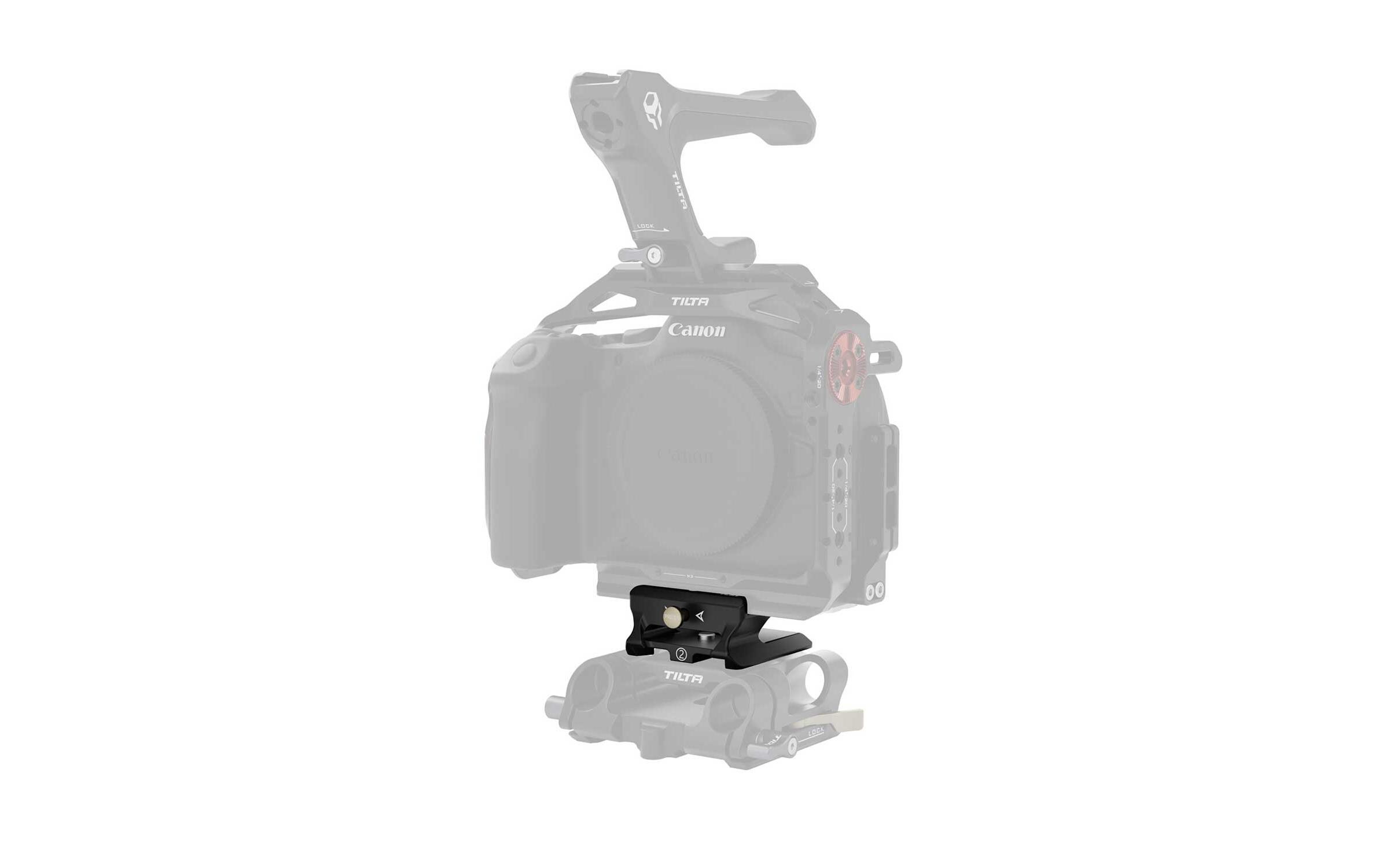 LWS Grundplattenadapter Typ II - SchwarzEntwickelt für die direkte Montage auf der Tilta Modular 15 mm LWS Grundplatte Typ II