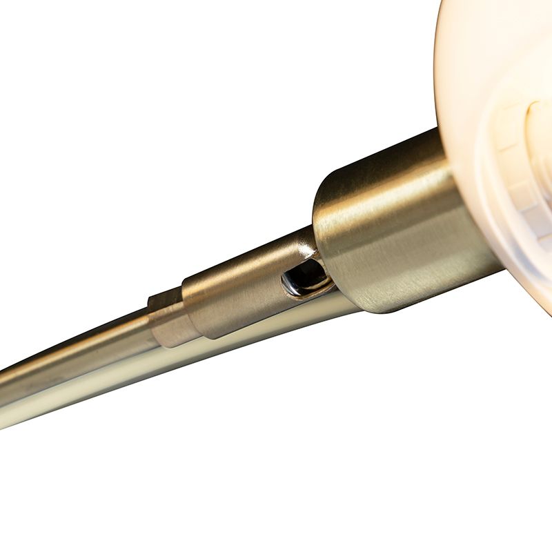 Art deco vloerlamp goud 5-lichts - Sixties Marmo
