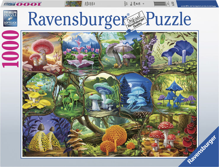 Ravensburger puslespil Beautiful Mushrooms 1000p