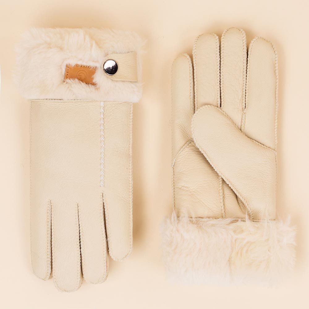 Moonrise wollen handschoenen Nottingham beige