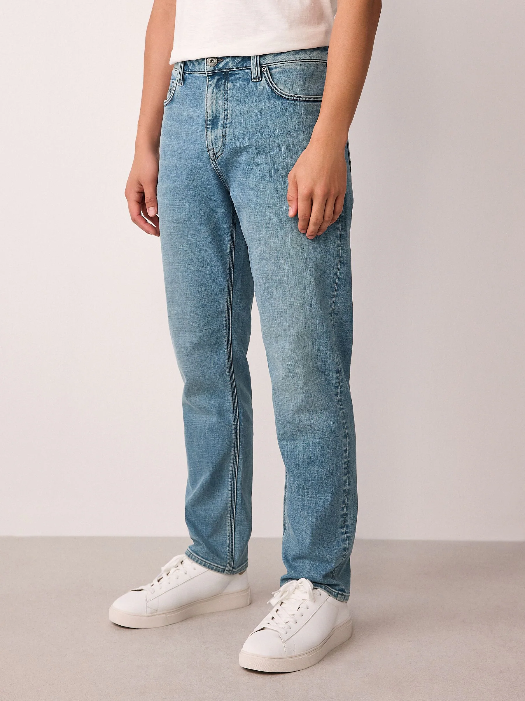 Lichtblauw - Slim Fit - Motionflex jeans