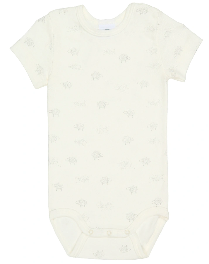 Kurzarm-Body LITTLE SLEEPY SHEEP in offwhite