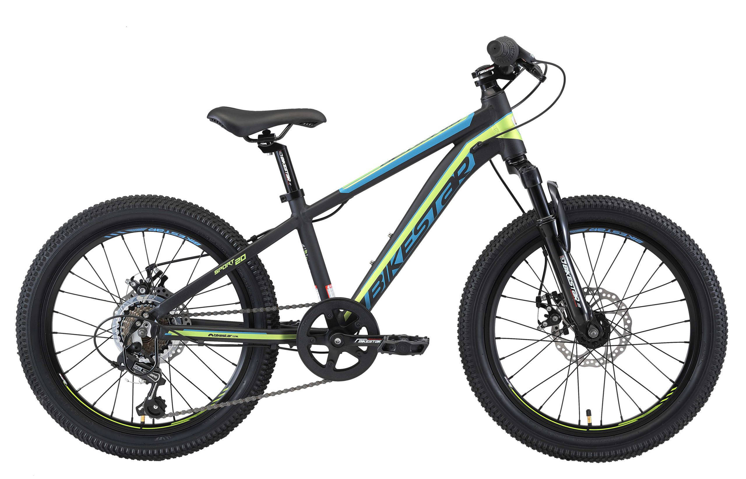BikeStar kinderfiets 20 inch zwart