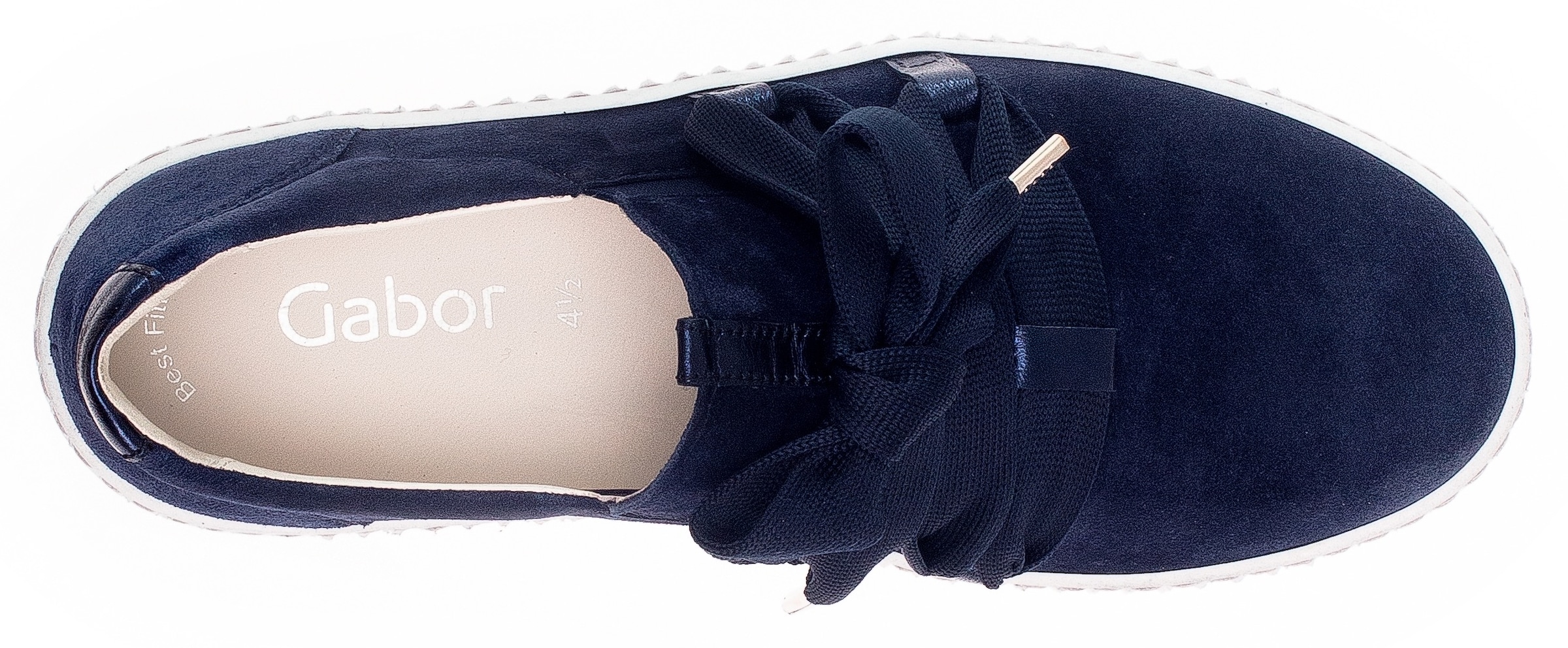 Gabor Plateausneaker  Slip-On Sneaker, Slipper, Schnürschuh mit aufgesetzter Schnürung