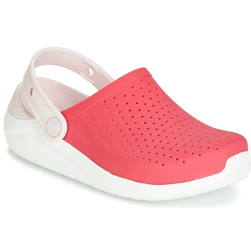 Crocs - LITERIDE CLOG K - Rouge / blanc