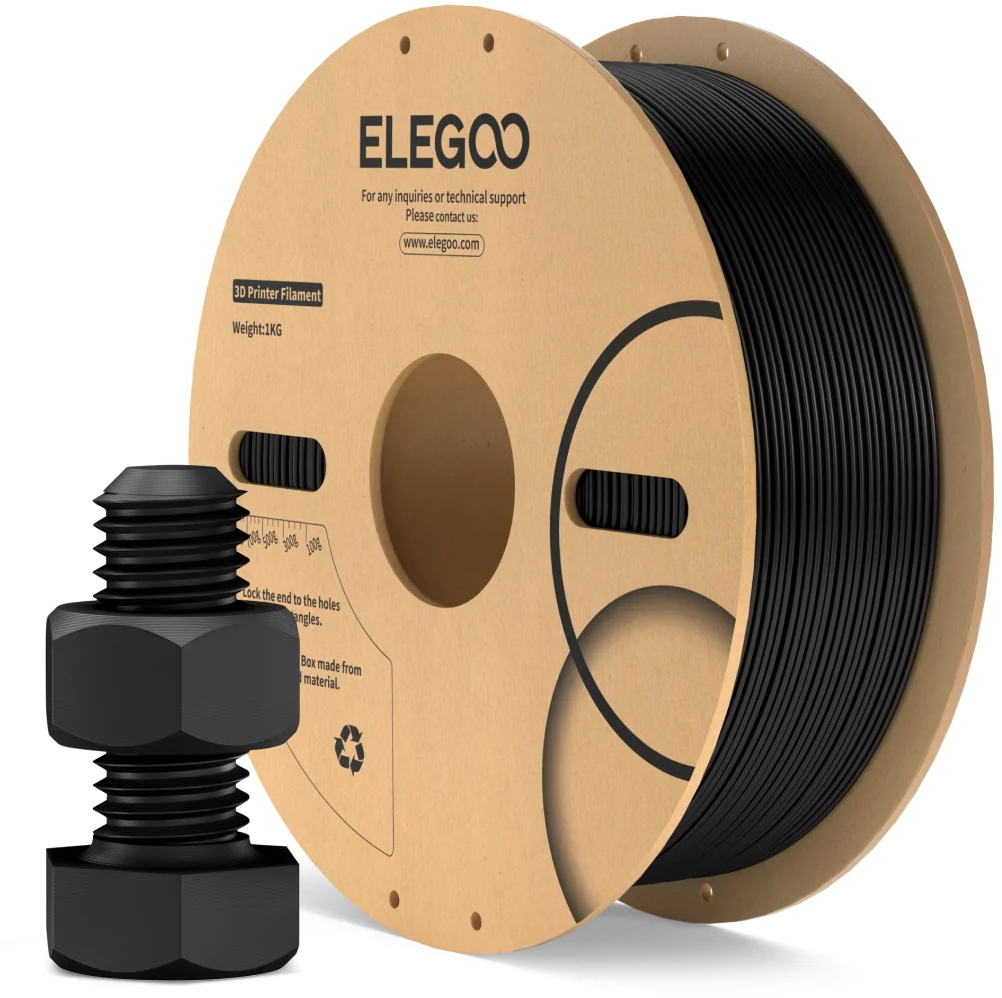 Elegoo  ABS Black, 1,75 mm / 1000 g    Industrielle Stärke für höchste Ansprüche in Black