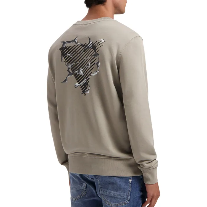 Pure Path Liquid Metal Logo Sweater Heren