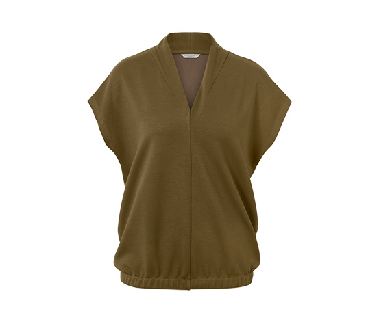 Blusenshirt mit V-Ausschnitt