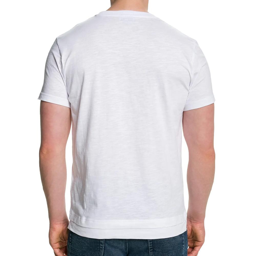 Diesel T-shirt Blanc Homme Diesel Ronnie