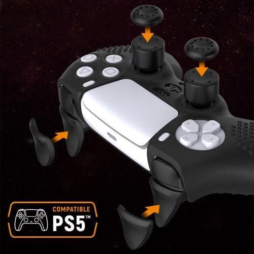 Playstation 5/PS5 controllerdækselhylse + vippedæksel Udløsernøglesæt
