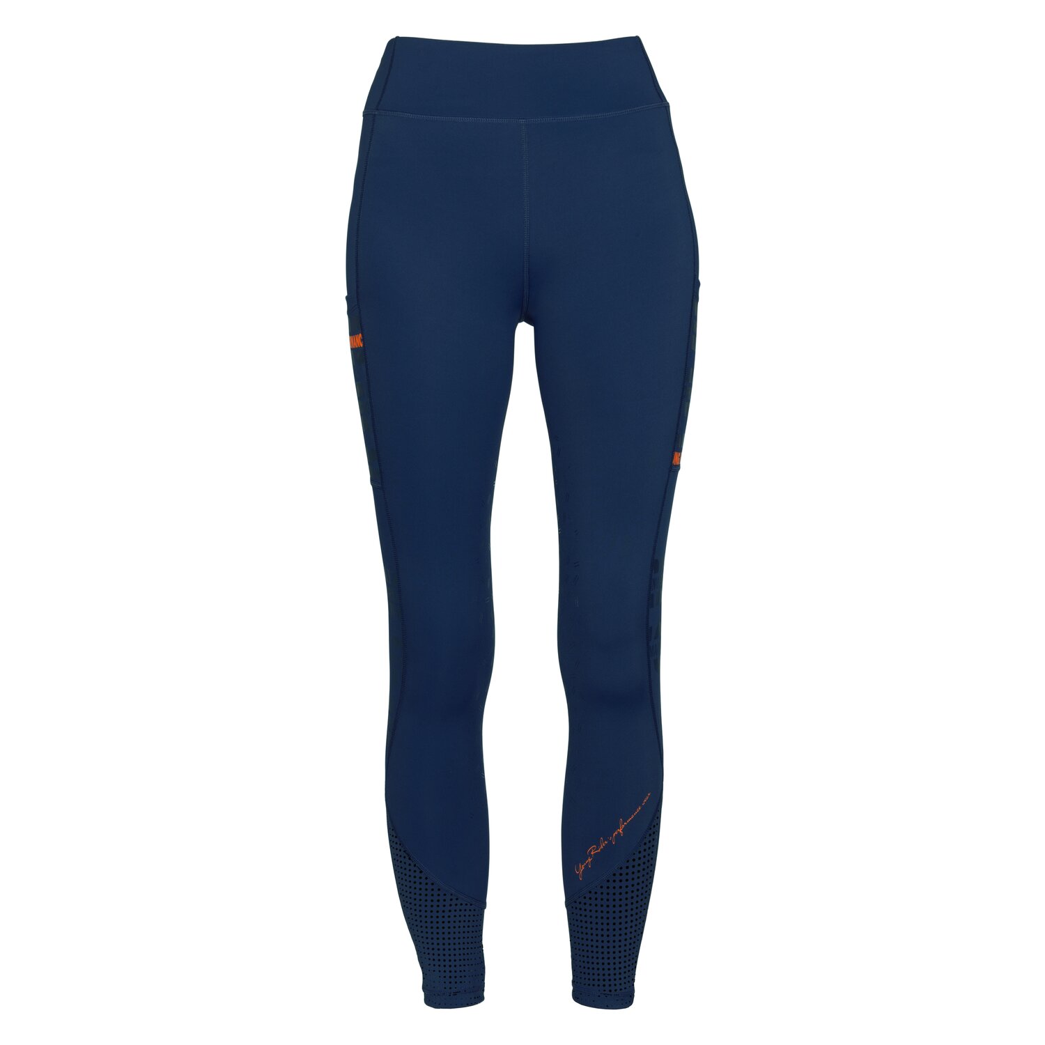 RIDE now Grip-Halbbesatz Reitleggings  - navy