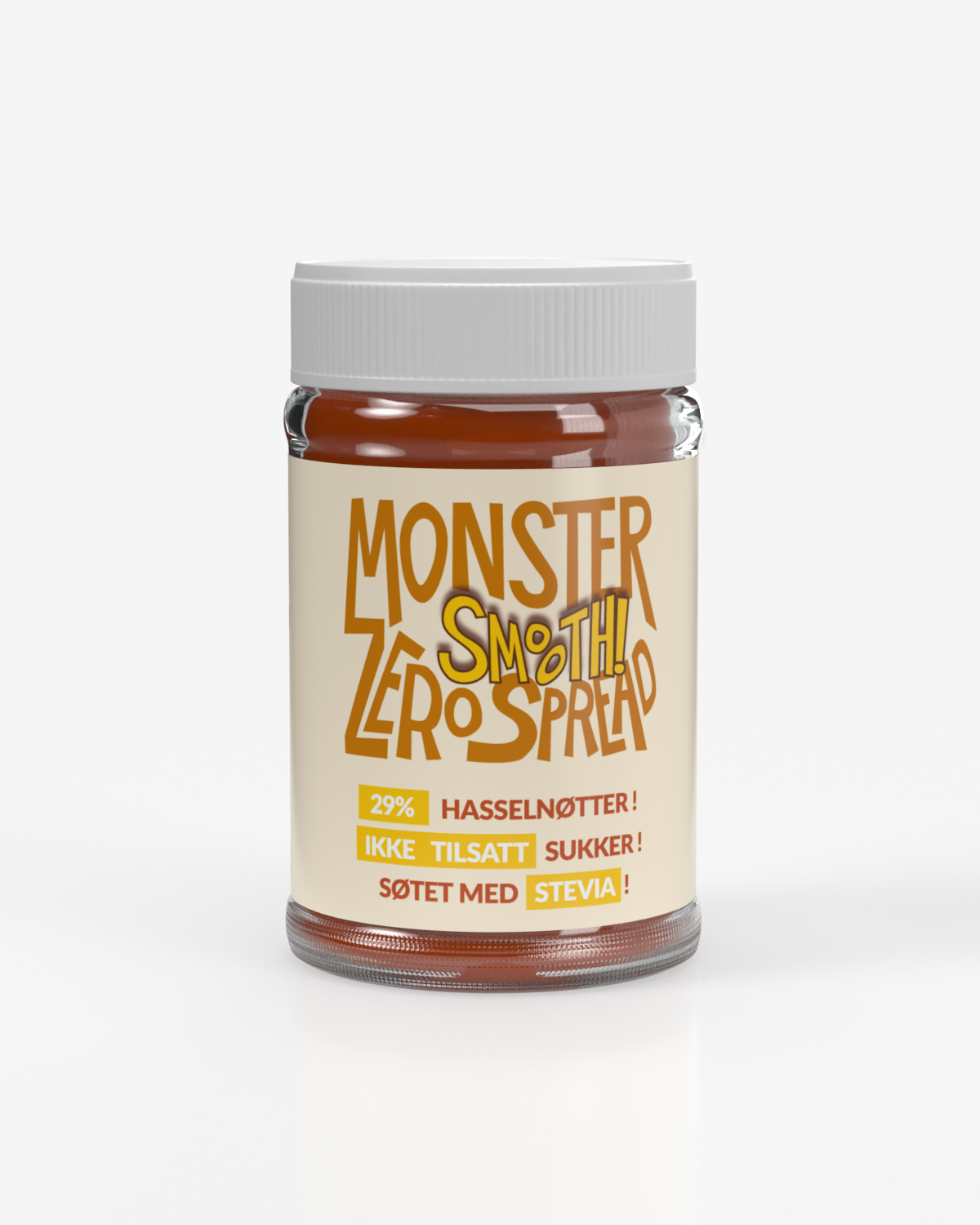 Monster - Smooth Sjokoladepålegg 3x380g
