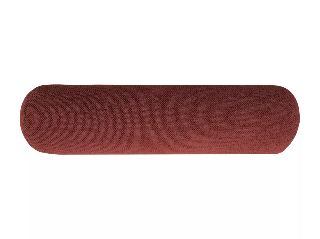 Chaise longue côté droite en tissu rouge GONESSE