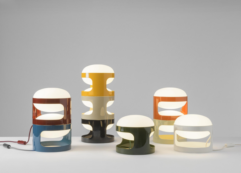 Kartell KD28 tafellamp oranje
