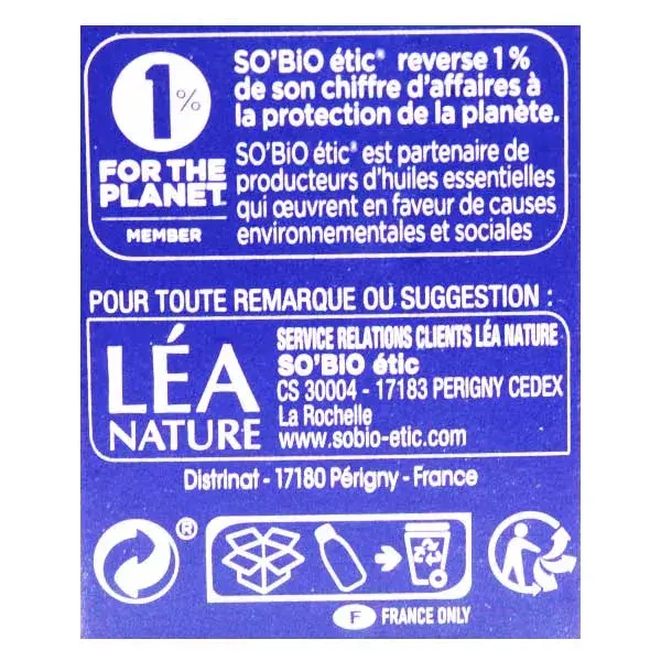Óleo Essencial de Hortelã Doce Orgânico So'Bio Étic Aroma 10ml