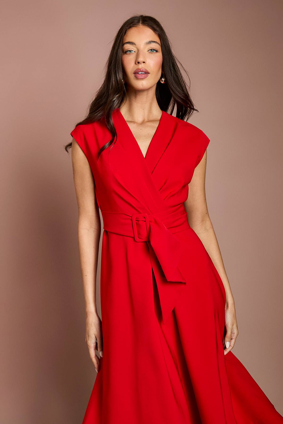 Coast Robe Crêpe à Ceinture