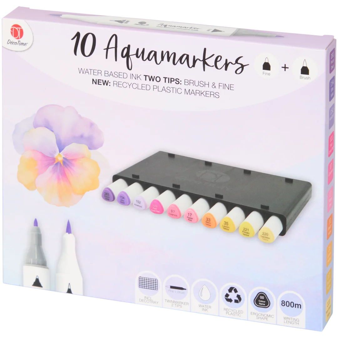 Marqueurs aquarelle DécoTime
