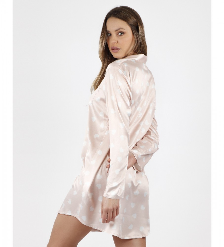 Admas Camisola Love Heart nude