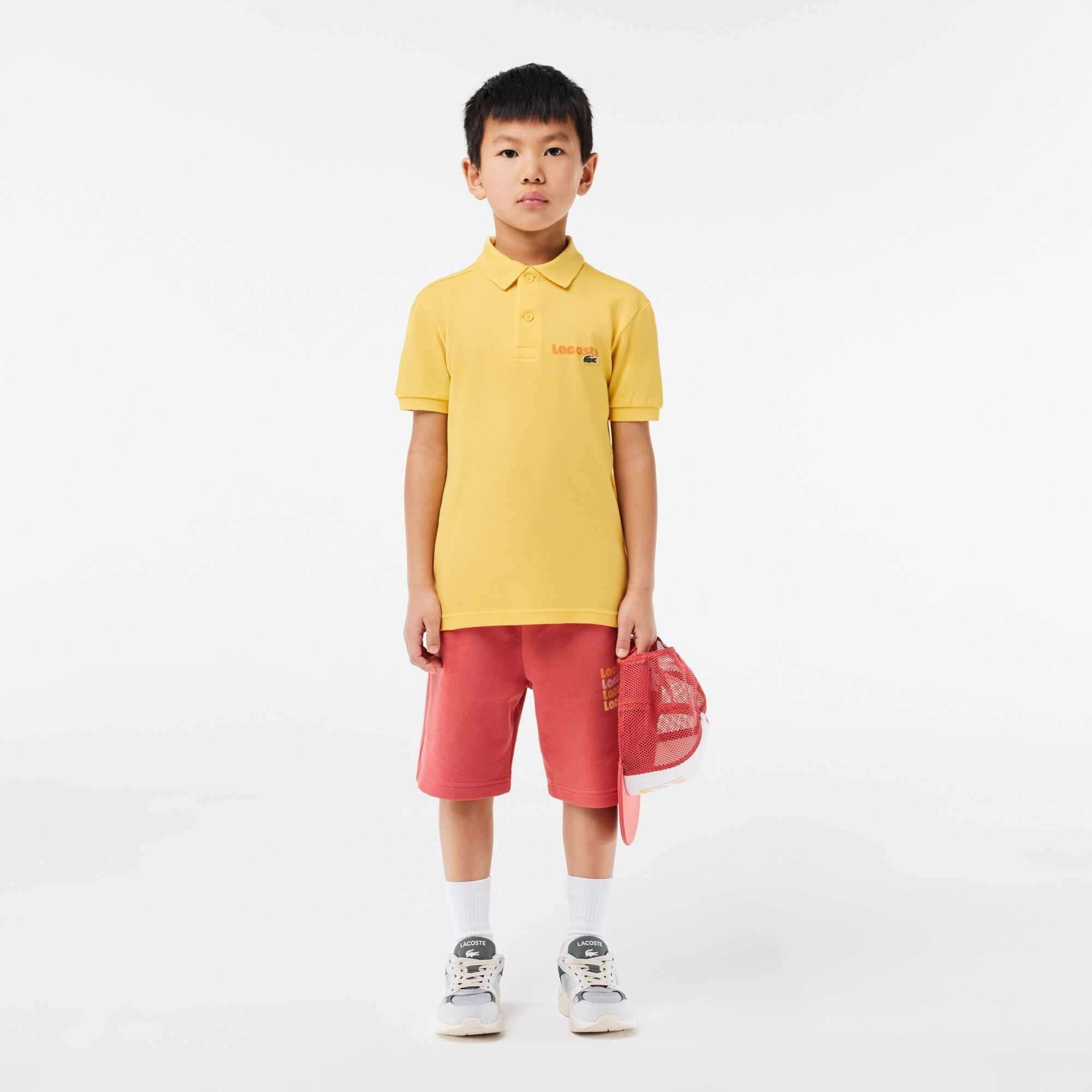 Lacoste Short Sleeve Logo Polo Shirt Juniors