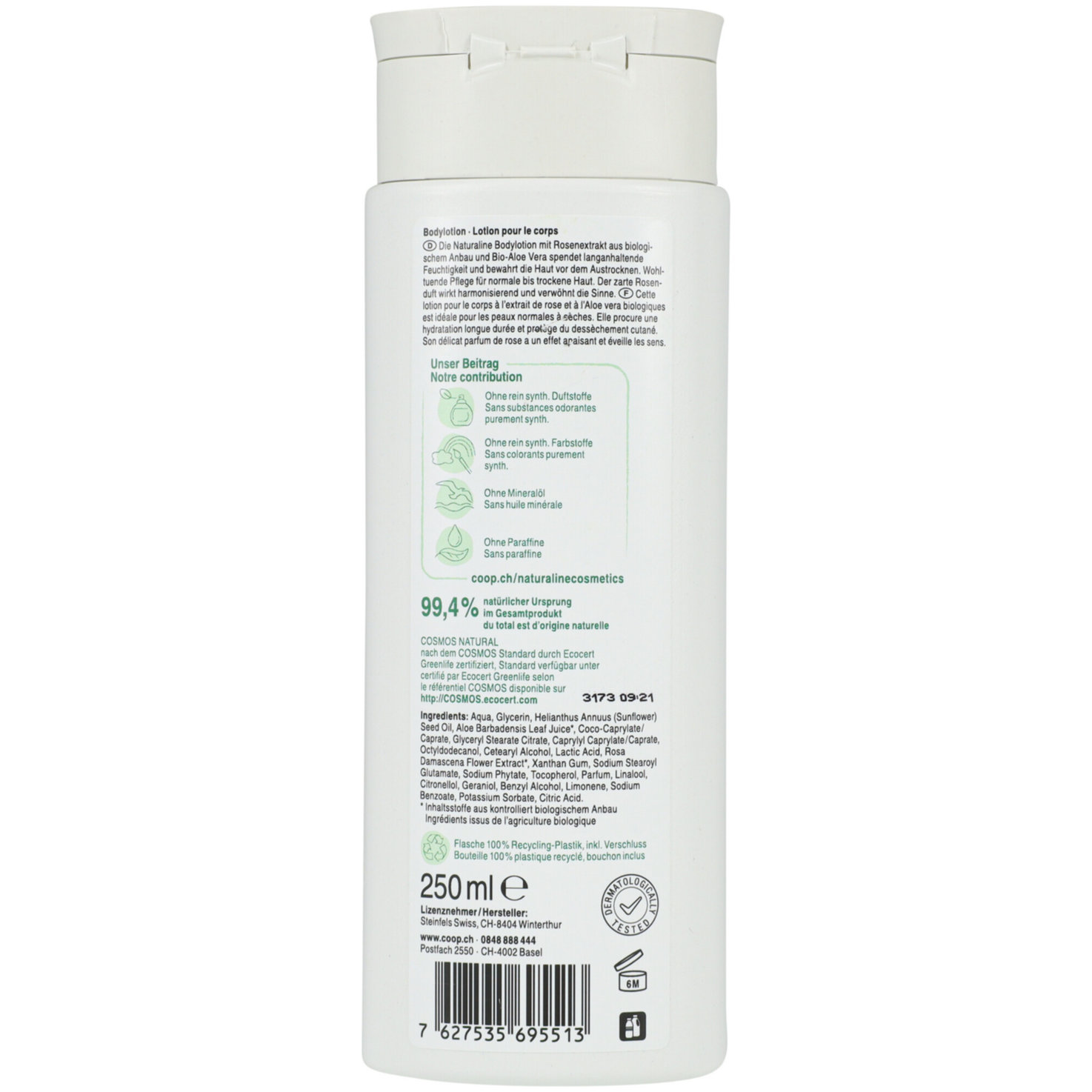Naturaline Bodylotion Rose/Aloe Vera