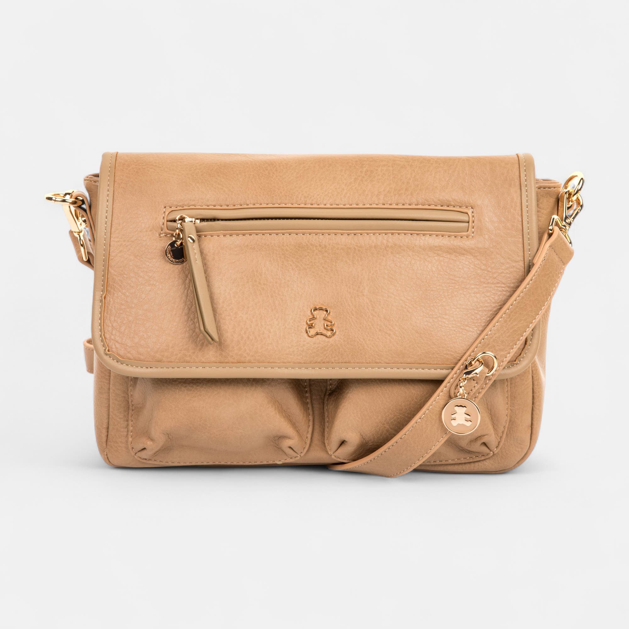 Sac bandoulière beige