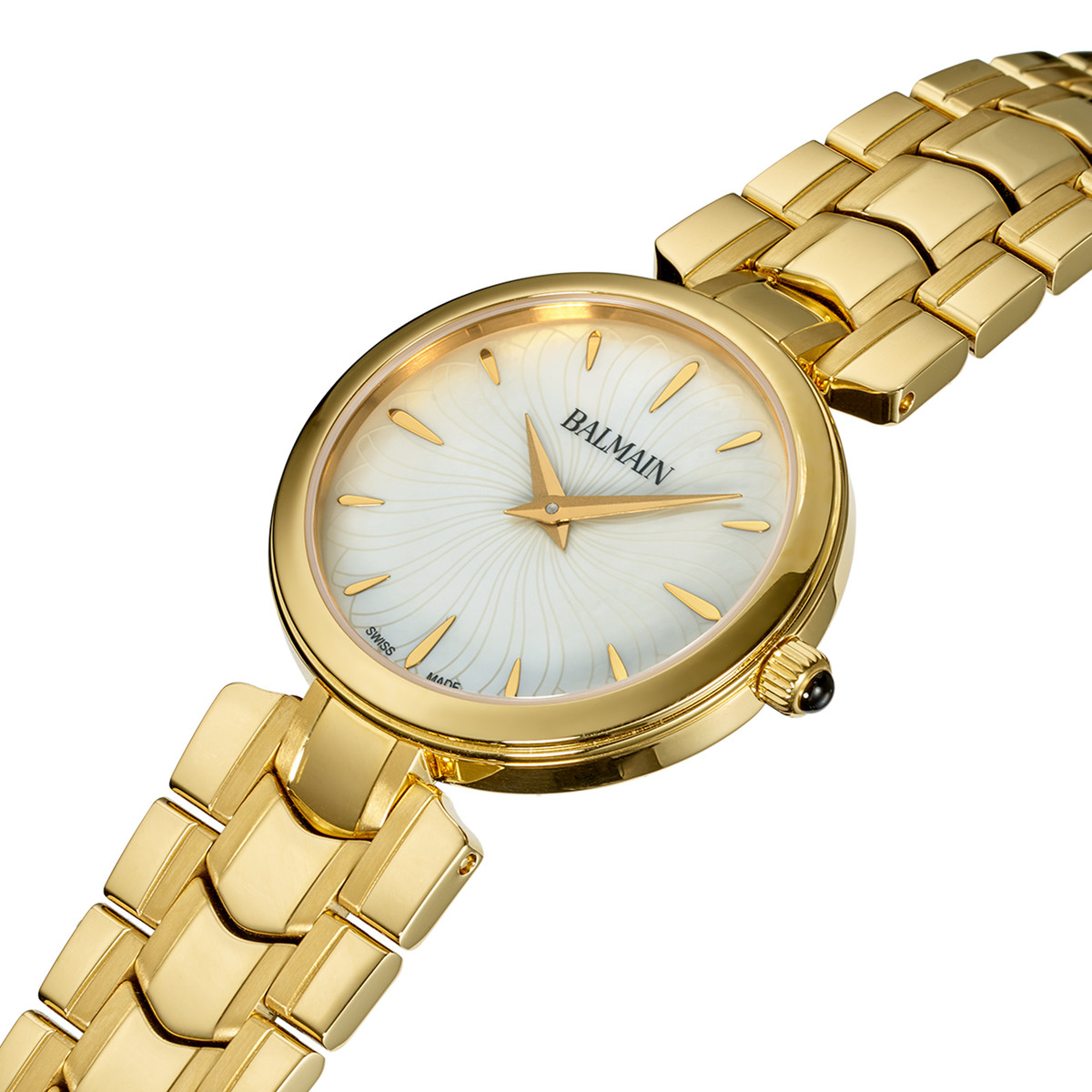 Montre Balmain femme bracelet doré jaune