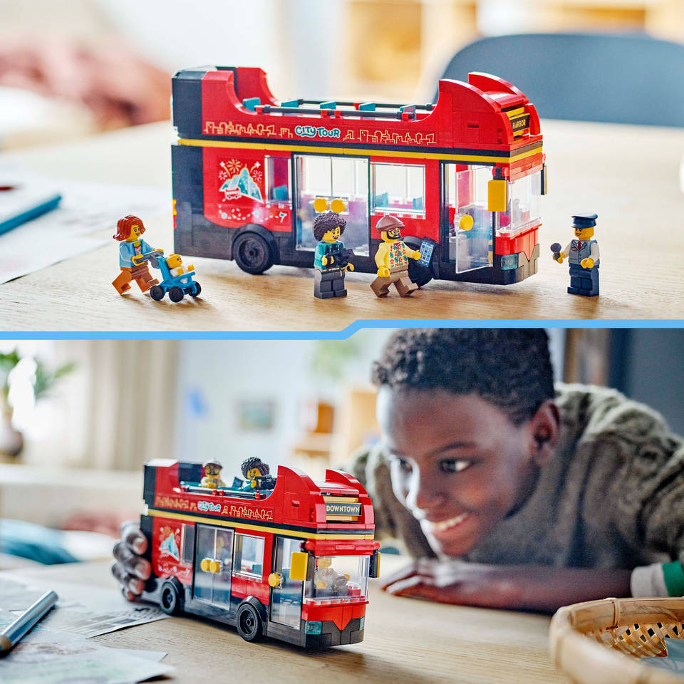 LEGO City toeristische rode dubbeldekker 60407
