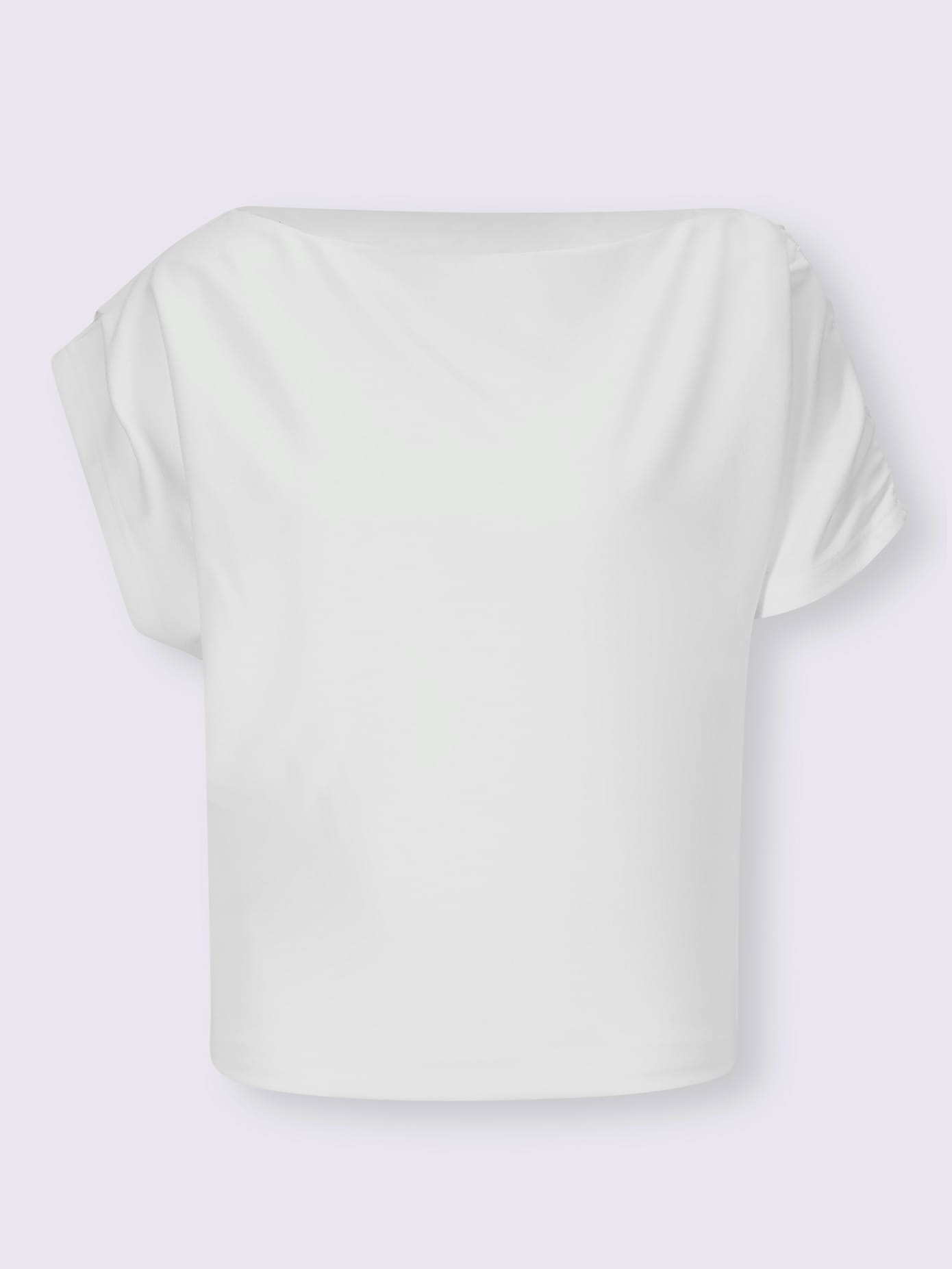 T-shirt encolure asymétrique