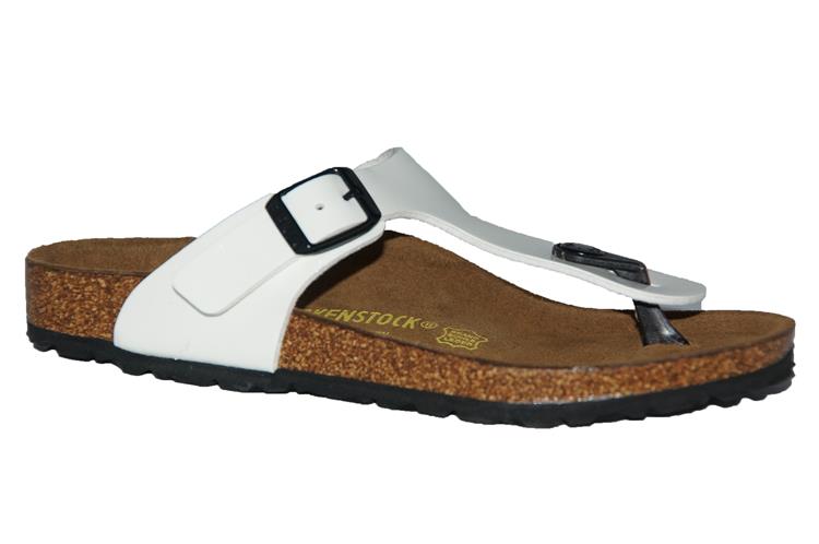 Birkenstock Gizeh Breed Patent White