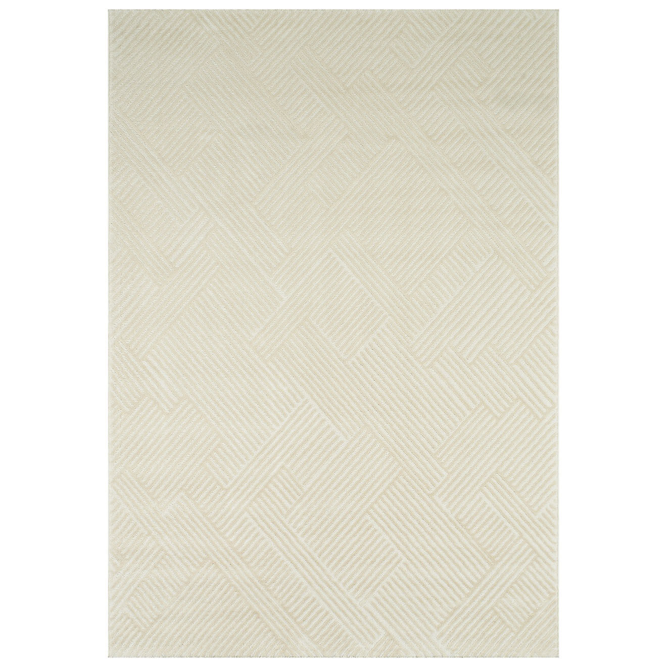 Nazar Rugs Tapis Bianca 160 crème - 160x230 cm