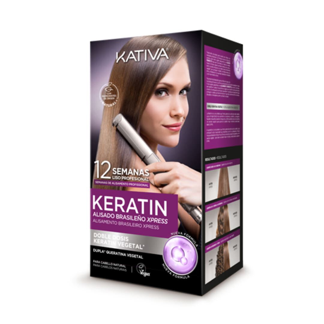 Kativa  KIT Alisamento Brasileiro Keratina Express Vegan - 225ml