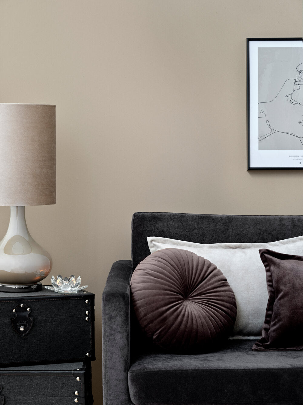 Margit Brandt  Pude m. tekstur, Soft White - 40x60 cm.