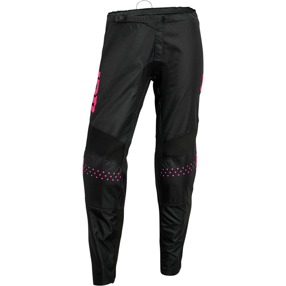 Thor Motocross - Pantalon femme Sector Minimal Noir / Rose