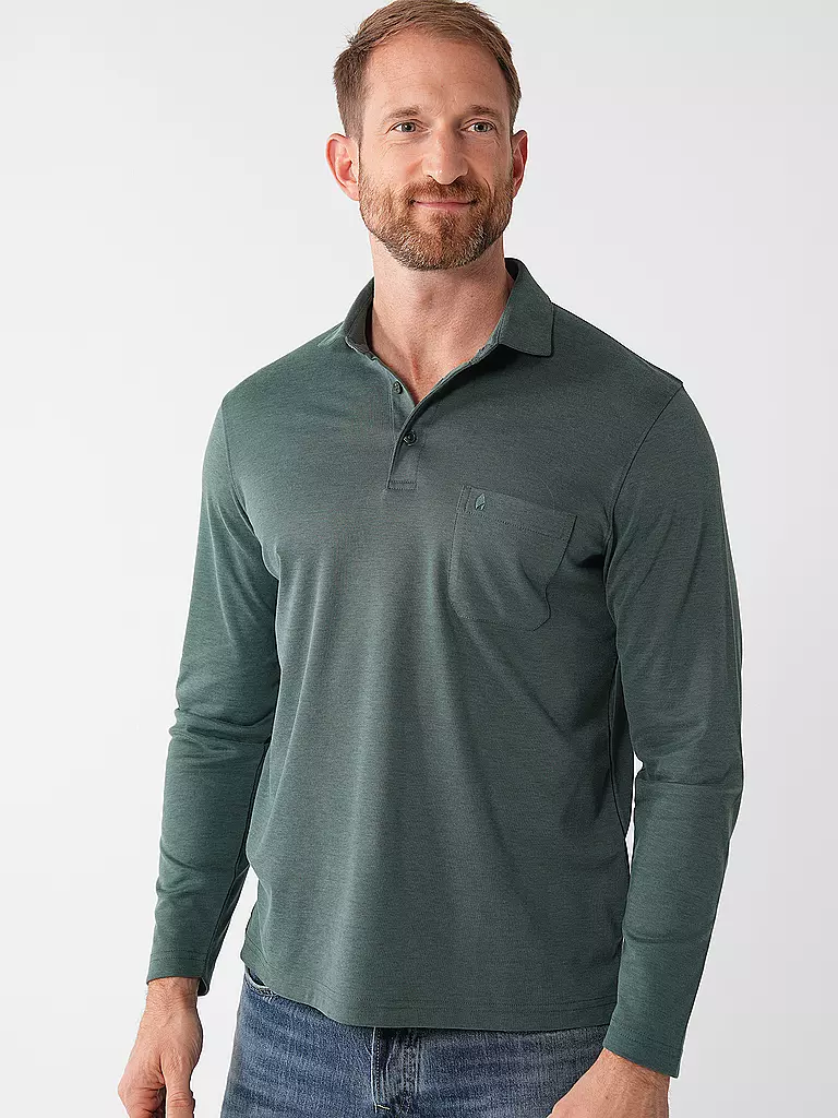 RAGMAN Poloshirt grün
