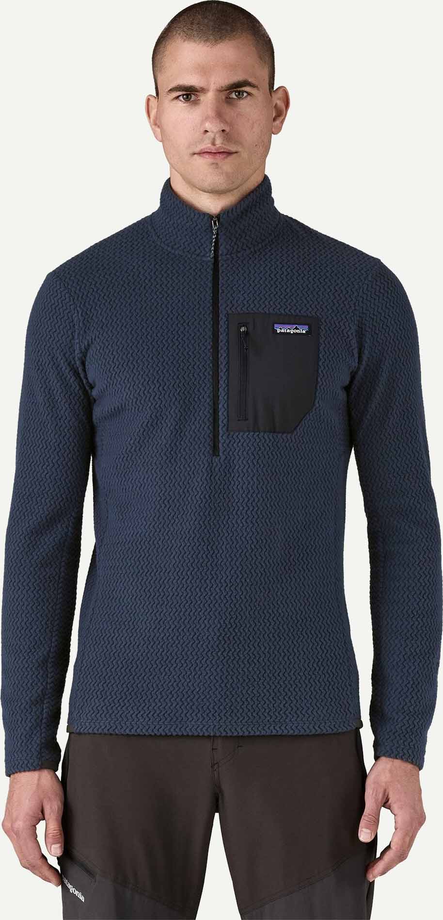 R1 Air Zip Neck Herre New Navy