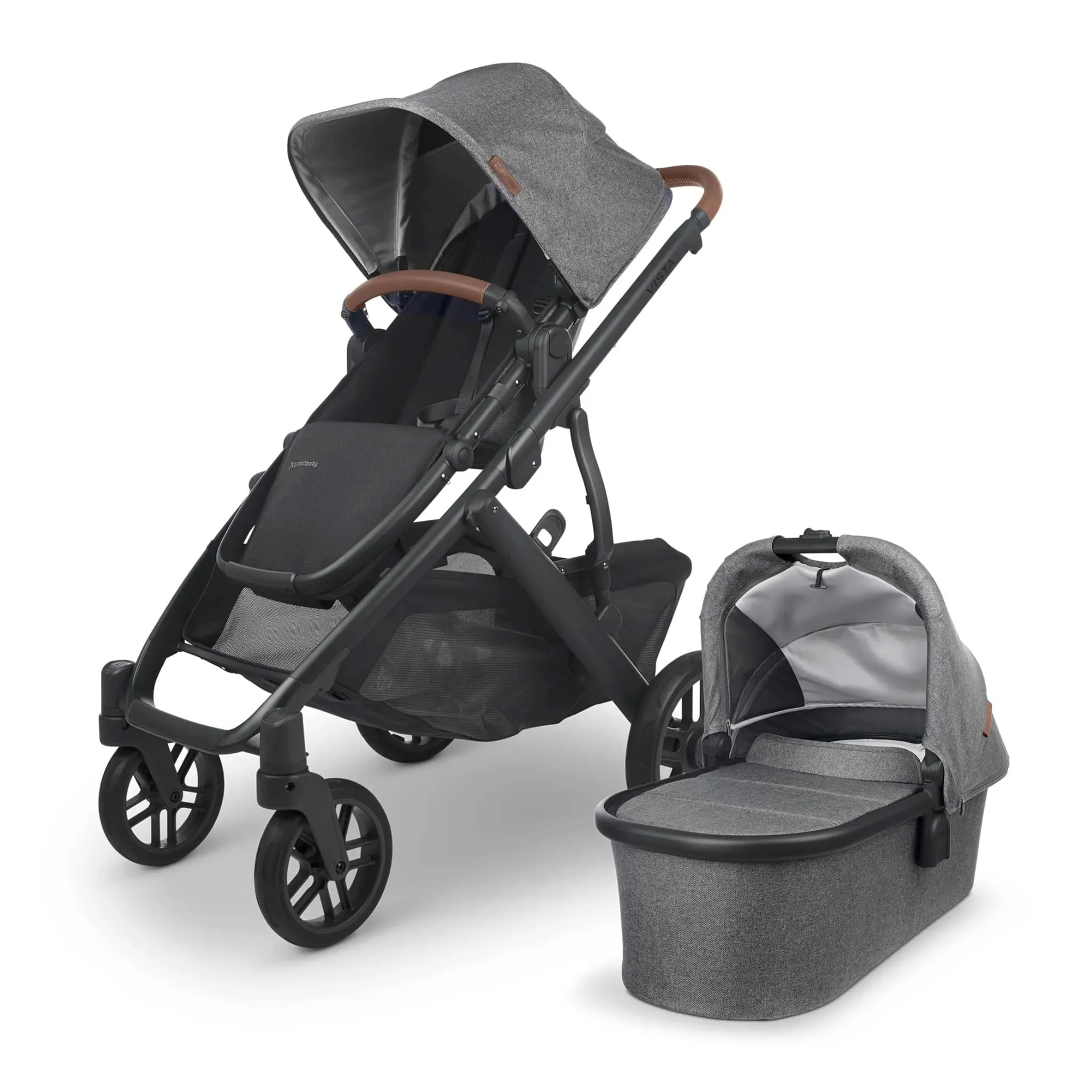 UPPAbaby Poussette Vista V2 + Siège d'Auto Mico 30 + Adaptateur - Greyson
