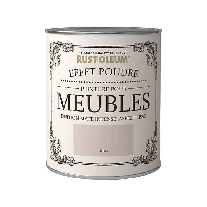 Peinture pour meubles Rust-Oleum silex effet poudré mat intense 125ml