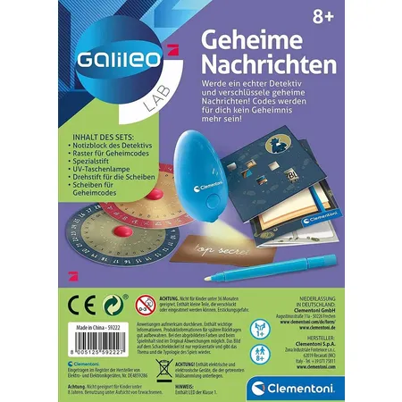 Clementoni Galileo geheime Nachrichten