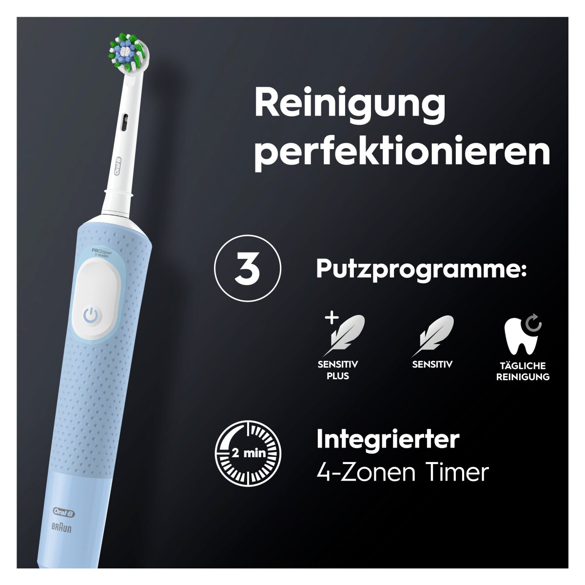 Oral-B Elektrische Zahnbürste Vitality Pro D103 Box Blue