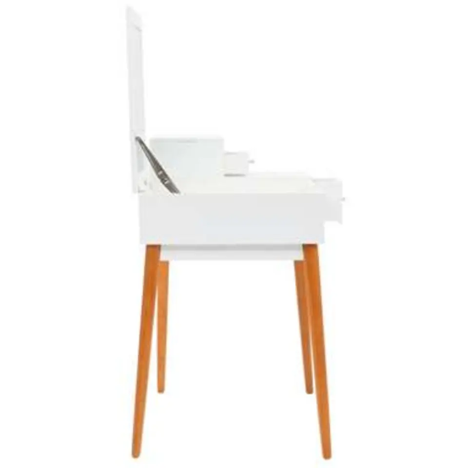 vidaXL - Kaptafel - Wit - MDF