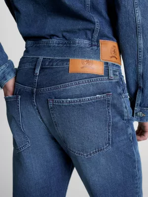 Calça jeans desbotada Crest Regular