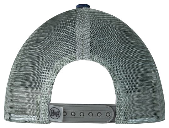 Casquette Unisexe Buff Logo Trucker Bleu/Gris