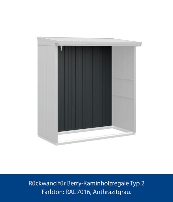 Hörmann Rückwand für Berry-Kaminholzregal