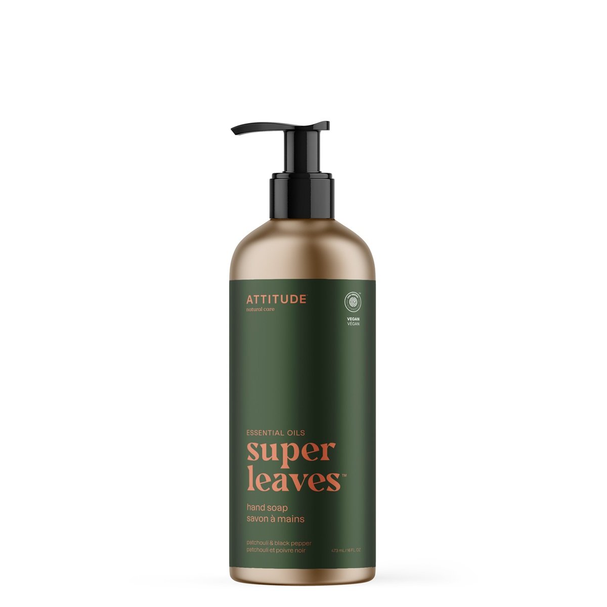 Attitude Essentials Handzeep Patchouli & Black Pepper Aluminium Fles (473 ml)