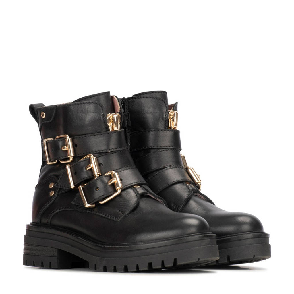 PS Poelman Monkleren enkelboots zwart
