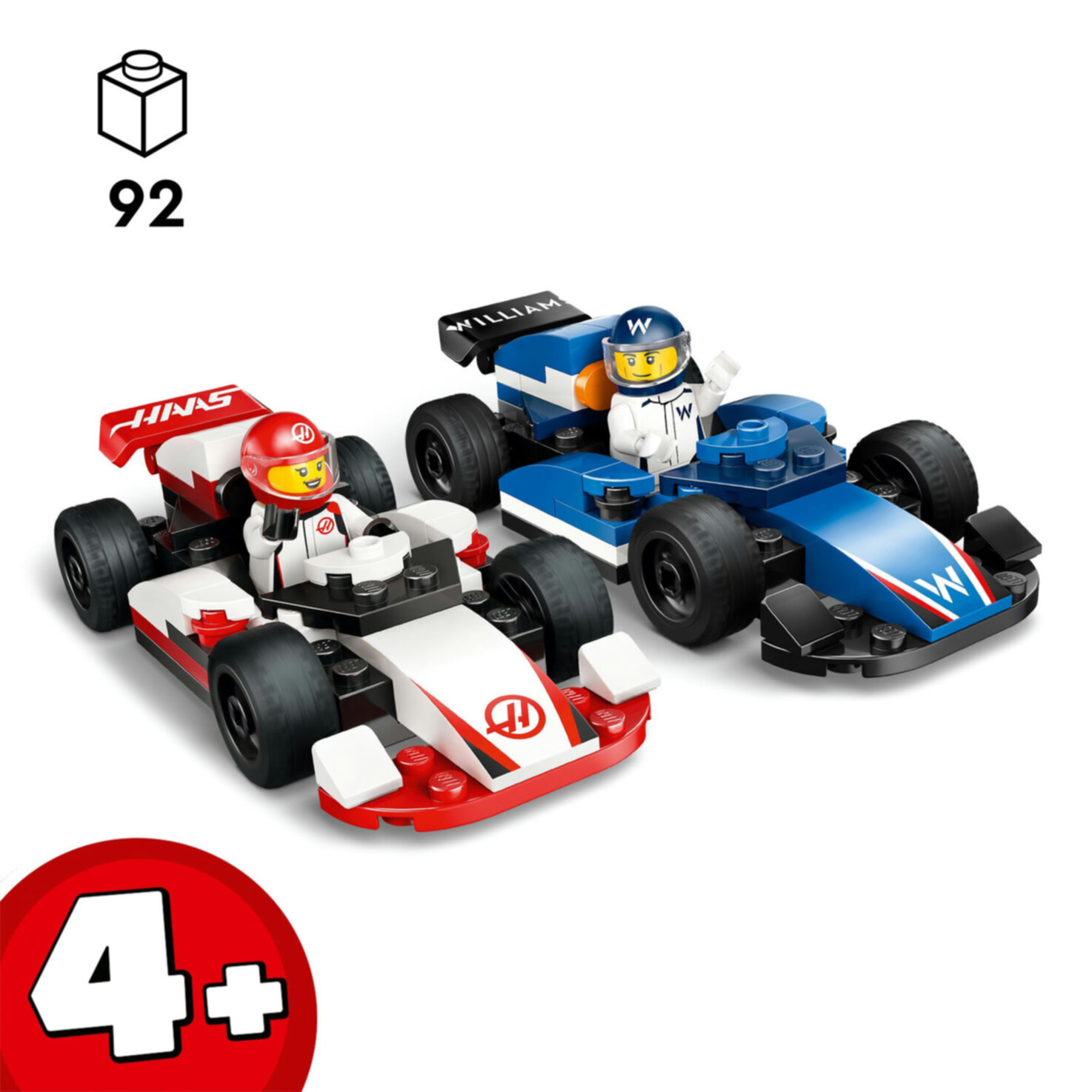 LEGO® City 60464 F1 Williams Racig und Haas, ab 4 Jahren