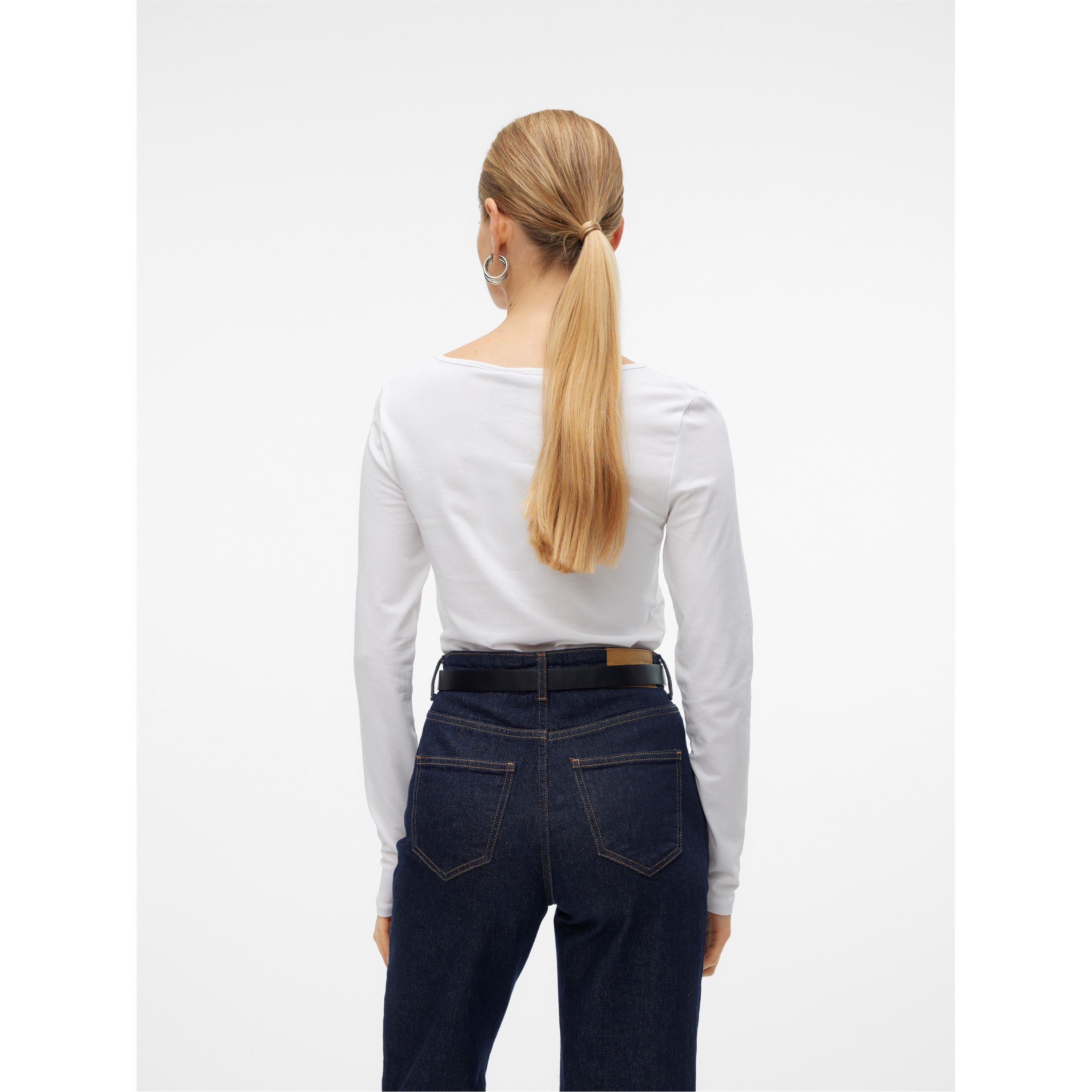 Vero Moda VM Maxi Long Sleeve U Neck T Shirt